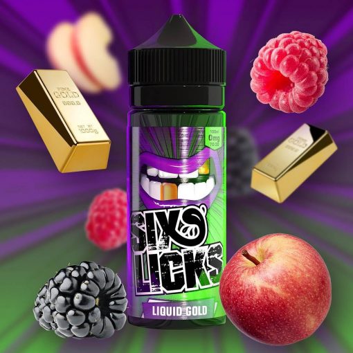 An invigorating e-juice that can not be matched, sixlicks has brought us liquid gold, and awesome infusiom of raspberries, blackberries and apples, now available im two stores in brisbane and the gold coast, and can be shipped all over Australia